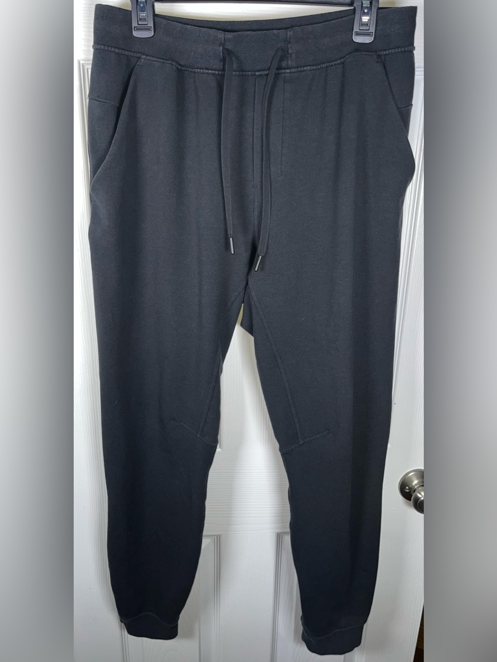 Men's Lululemon City Sweat Jogger Black Size Large L Cotton Blend